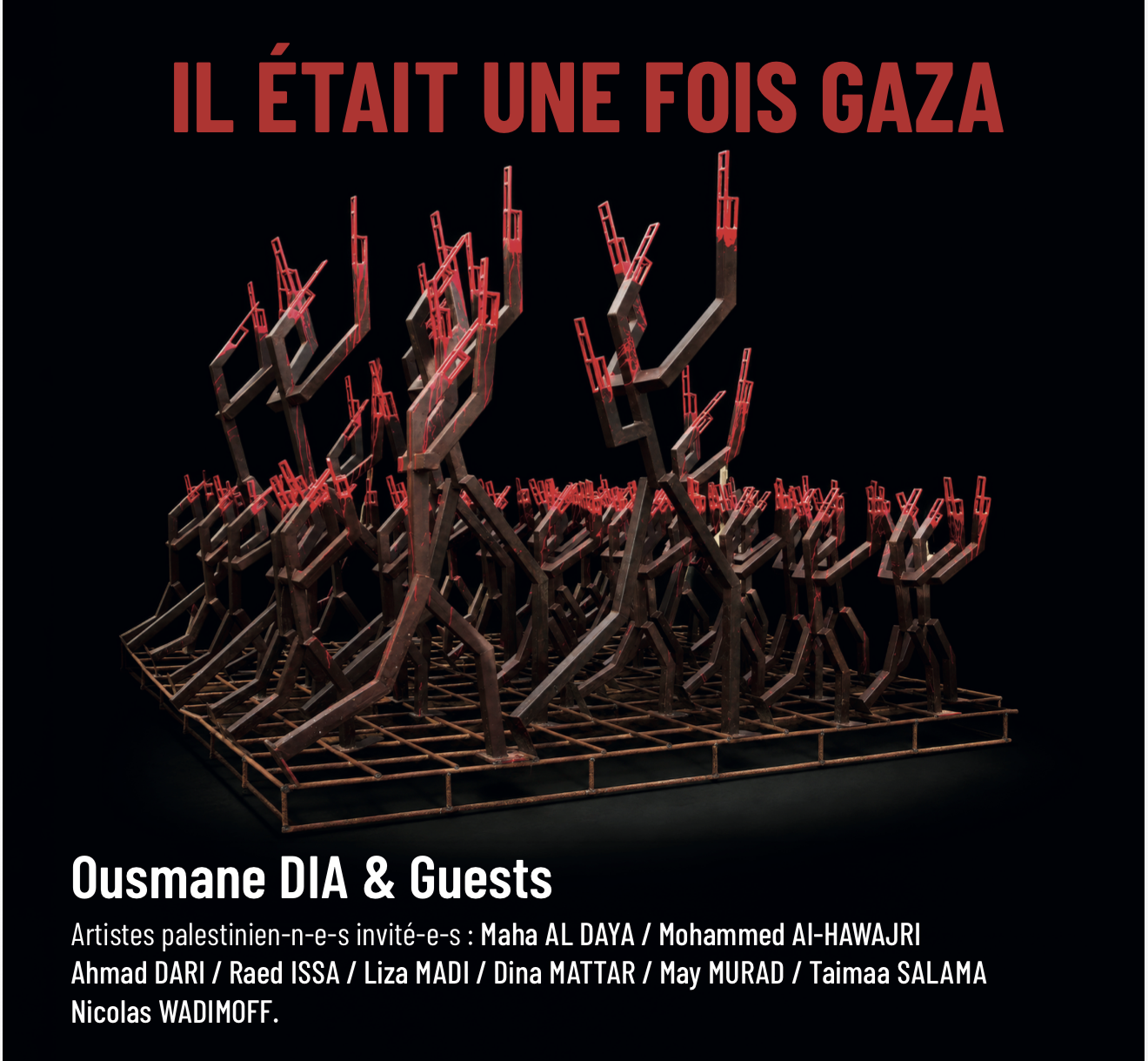 Il était une fois à Gaza — sculpture monumentale en cours de réalisation